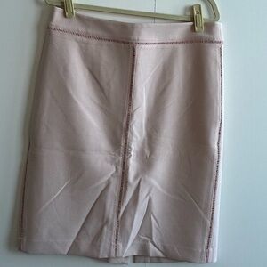 Pink pencil skirt